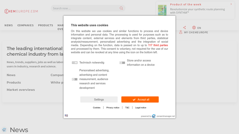 chemeurope.com - The chemistry information portal from laboratory to process