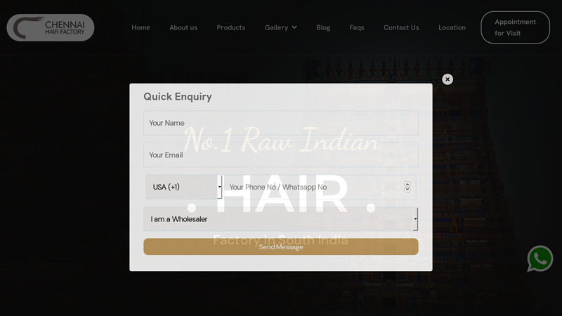 Human Hair Extensions Manufacturer | Chennai Hair Factory