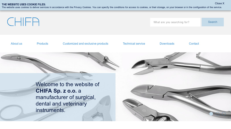 CHIFA - surgical, dental and veterinary instruments