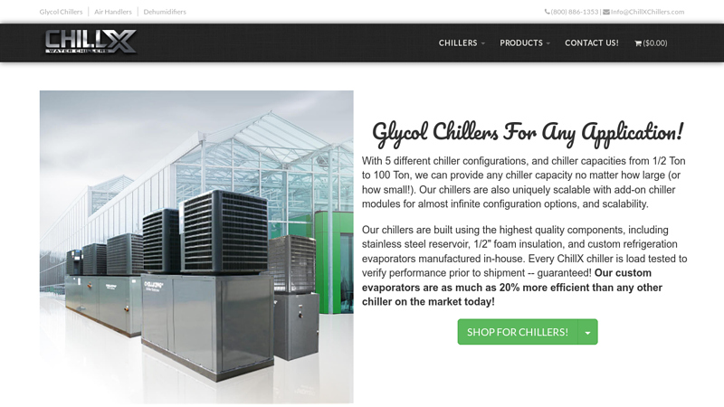Commercial Glycol Chillers, Air Handlers, & Heat Exchangers For Every Application!
