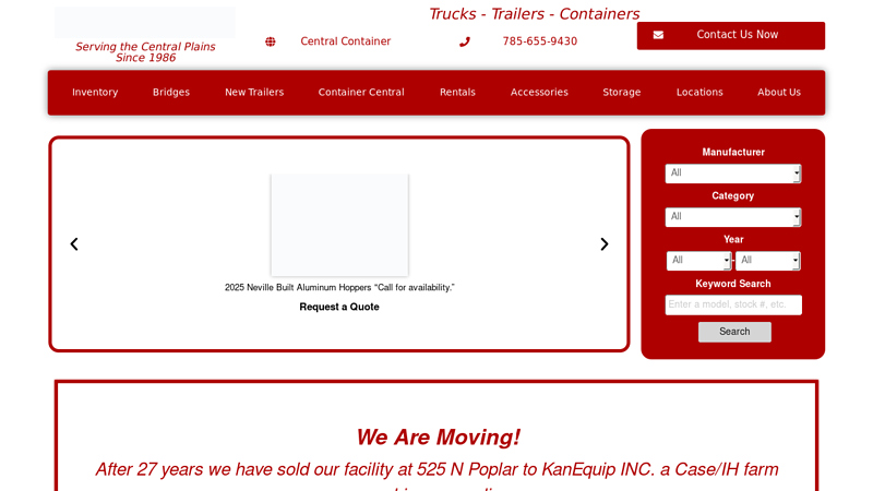 Shipping, Livestock, Storage Trailers and more | Chuck Henry