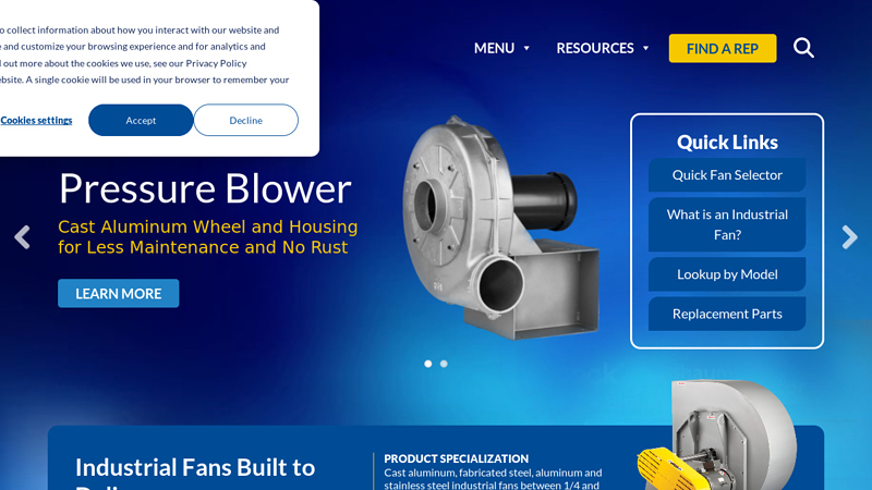 Cincinnati Fan - Industrial Fans and Blowers