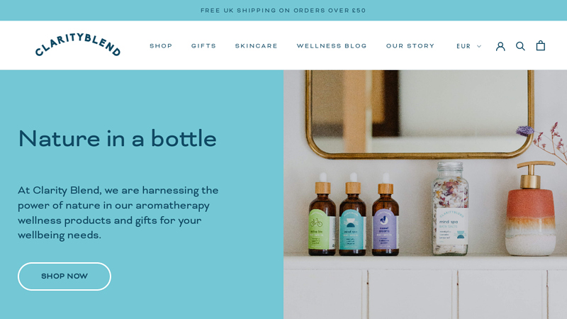 Your Aromatherapy Specialist | 100% Natural Essential Oil Blends | Clarity Blend