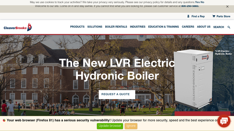 Cleaver-Brooks: Complete Boiler Room Solutions