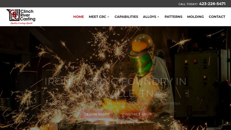 Iron Casting Foundry in Knoxville TN - Clinch River Casting