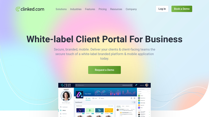 Clinked | White Label Client Portal | Your Branding