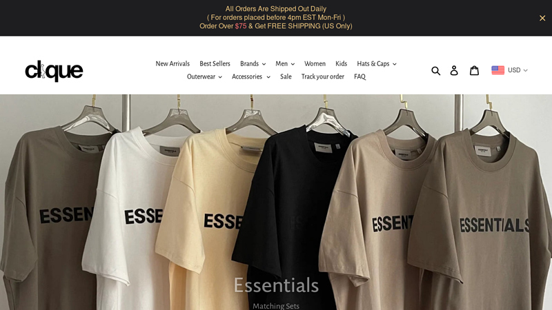 Clique Apparel - Todays Hottest Streetwear Brands!