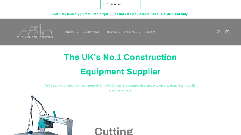 CLM Construction Supplies | Buy Construction Equipment Here C CLM Construction Supplies Ltd
