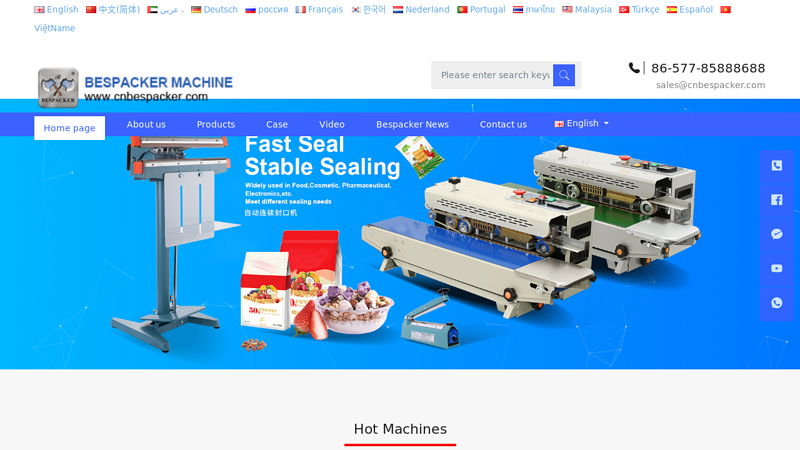 Food,cup,Medicine,Packaging Sealing Machine Filling Vacuum Labeing Counter Machinery Equipment Manufacturers and suppier,Bespacker
