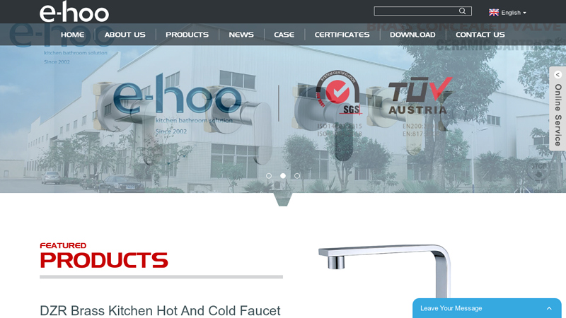 Ehoo:Brass Faucet, Basin Faucet, Kitchen Faucet, Sensor Faucet