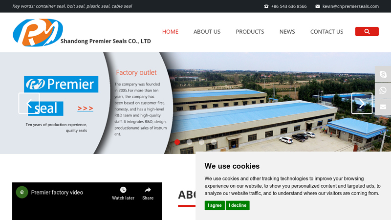 Bolt Seal, Container Seals, Security Seals, Security Bolt Seal Suppliers