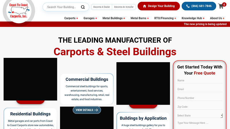 Coast To Coast Carports - Best Styles Of Metal Buildings & Steel Garage Kits
