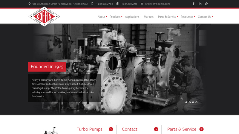 High-Pressure Pumps, High-Speed Centrifugal Pumps, Boiler Feed Pump Solutions | Coffin Turbo Pump