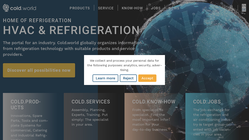 The world of refrigeration and air conditioning | cold.world