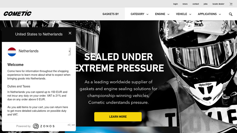 Cometic Gasket - Sealed Under Extreme Pressure