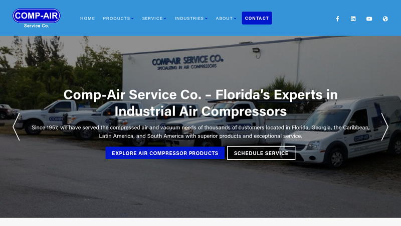 Comp-Air Service Co. | Florida Industrial Air Compressors