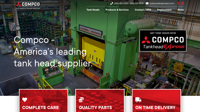 Tank Head Manufacturing | Compco