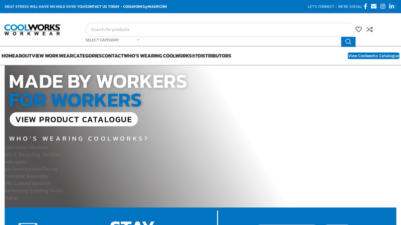Coolworks? | Engineered for Work, Designed for Comfort