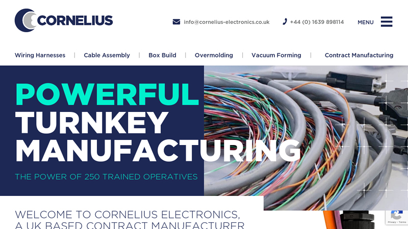 Cable Assembly Solutions, Wire Preparation, Box Build and Wiring Harness | Cornelius Electronics, UK; Cable Assembly Solutions, Wire Preparation, Box Build and Wiring Harness | Cornelius Electronics, UK