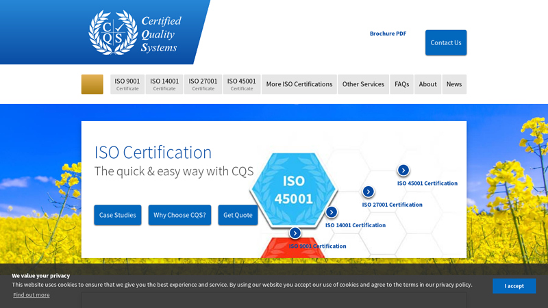 ISO Certification, Consultant & Auditor Services | CQS
