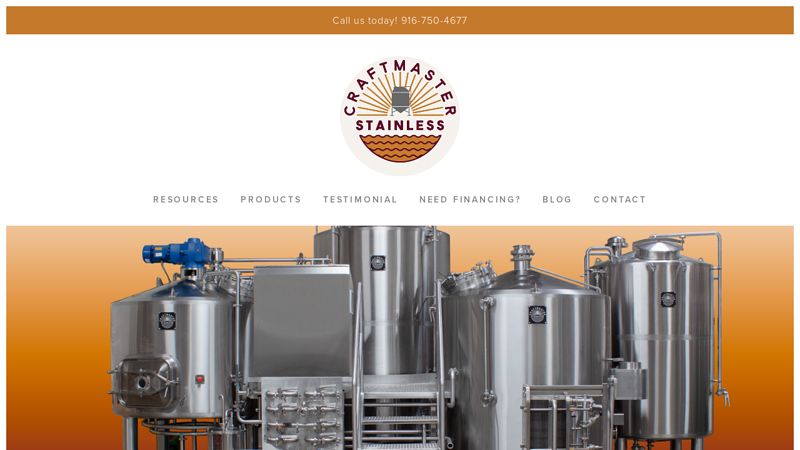 Stainless Steel Brewing Equipment | CraftMaster Stainless