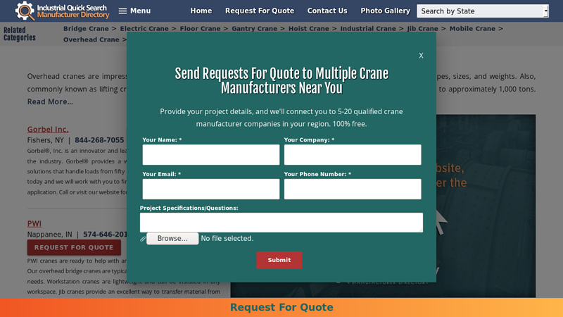 Crane Manufacturers | Crane Suppliers