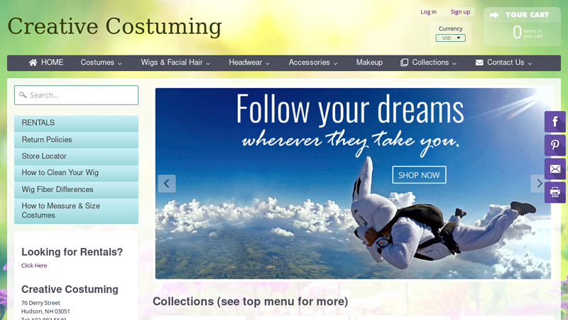 Creative Costuming Theater and Halloween Costume Rental and Purchasing - Large Selection of Santa Suits; Creative Costuming | Creative Costuming Costume Rental and Sales