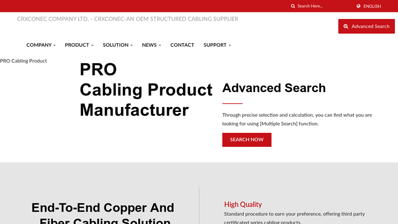 CRXCONEC-An OEM structured cabling supplier