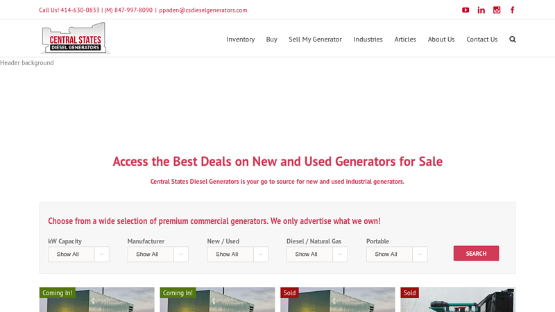 Central States Diesel Generators
