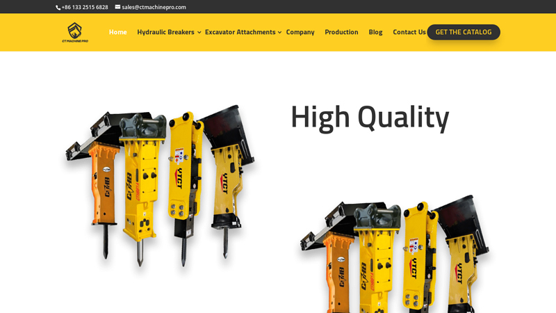 Certified High Quality Hydraulic Breakers | CT Machine Pro