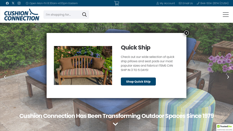 Cushion Connection | Outdoor Cushions | Patio Cushions