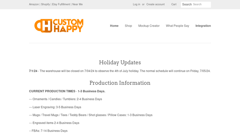 CustomHappy: Get personalized pillow cases, mugs, and more!