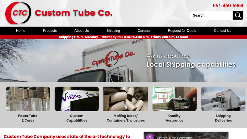 Welcome to Custom Tube Company