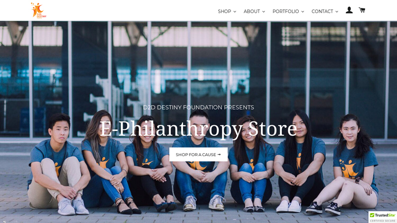 e-Philanthropy Store - Shop for a Cause C D2D Destiny