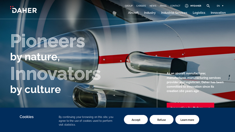 Daher | Pionniers par nature, Innovateurs par culture