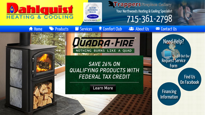 Your Northwoods Heating & Cooling Specialists | Dahlquist Heating & Cooling located in Rhinelander, WI