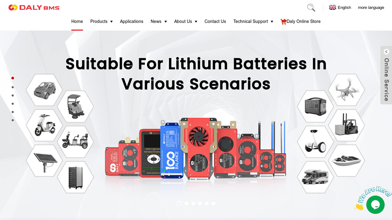 Battery Management System, Li Ion Bms, Bms Battery - Daly