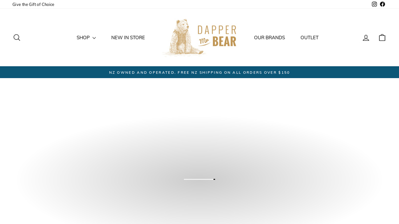 Dapper Mr Bear | NZ based online children