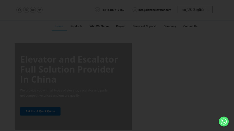 Elevator and Escalator Manufacturer In China - Dazen Elevator