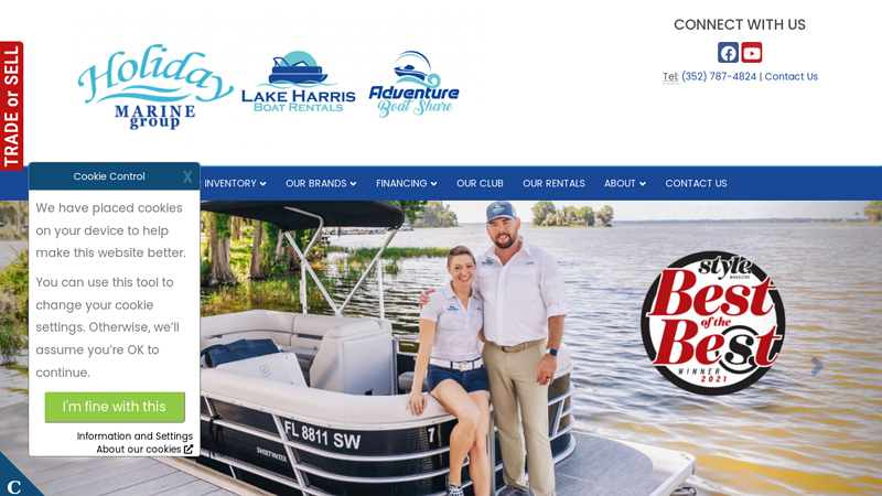 Holiday Marine | Central FL Boat Dealer: Pontoon Boats & Fishing Boats