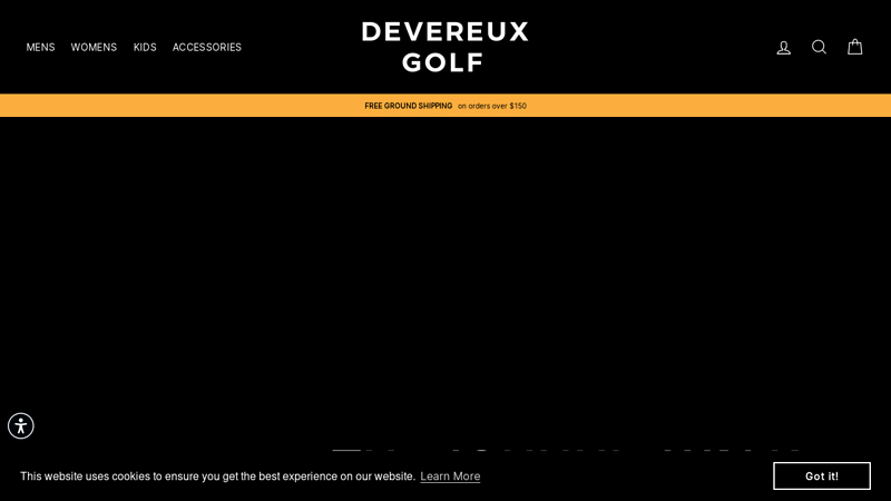 Golf Apparel & Accessories Brand C Devereux