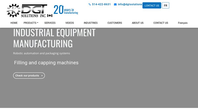 Robotic and Packaging Manufacturer Canada