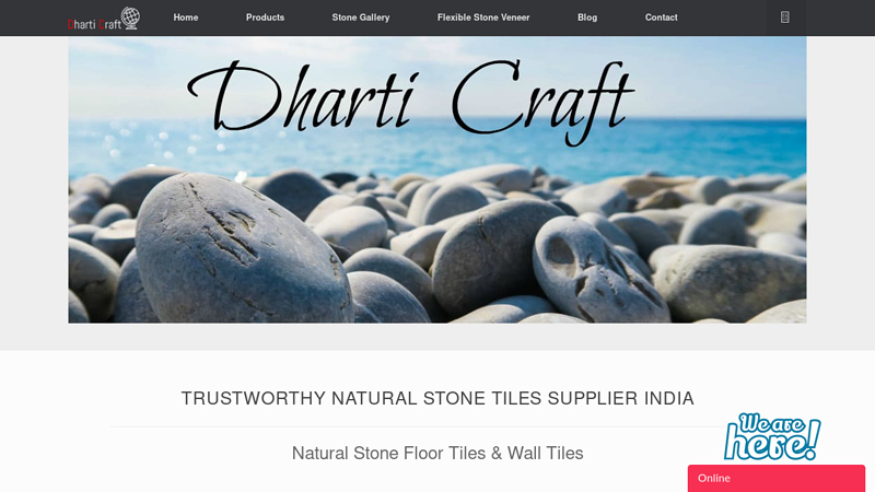 Natural Stone Tiles for Walls & Floor Indian Supplier - Dharti Craft