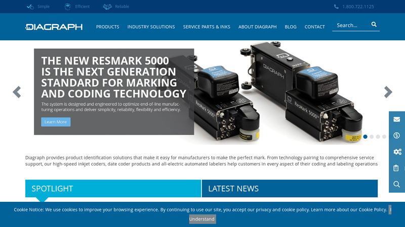 Industrial Marking & Coding Solutions | Diagraph