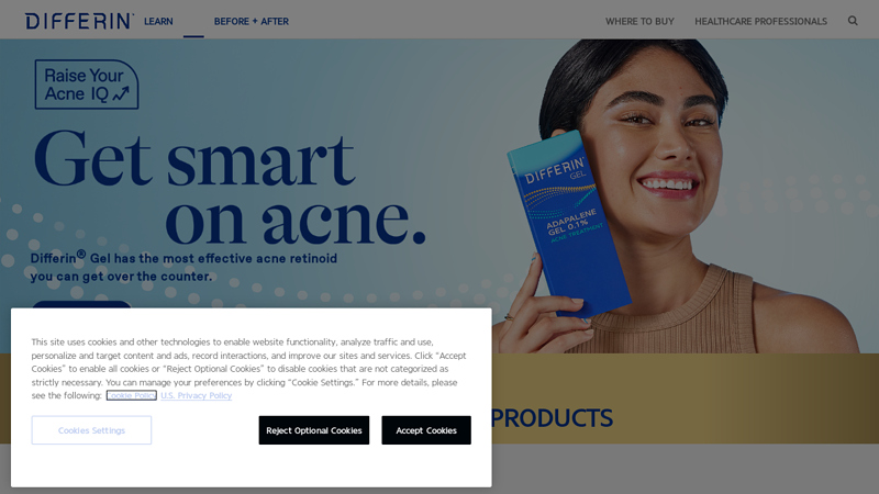 Over-The-Counter Retinoid Acne Treatment | Differin Gel