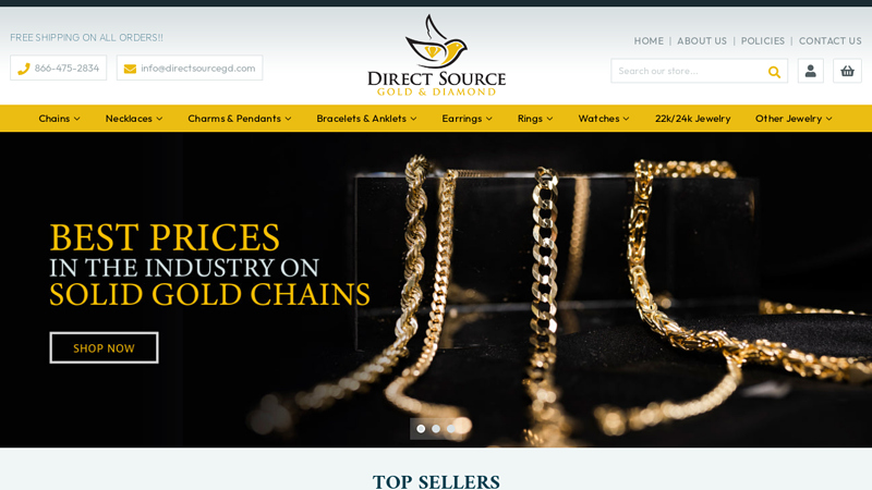 Direct Source Gold & Diamond | Real Gold Jewelry