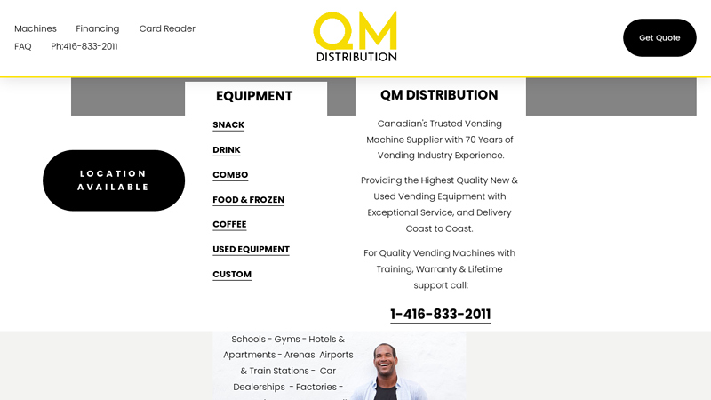 QM Distribution - Vending in Canada