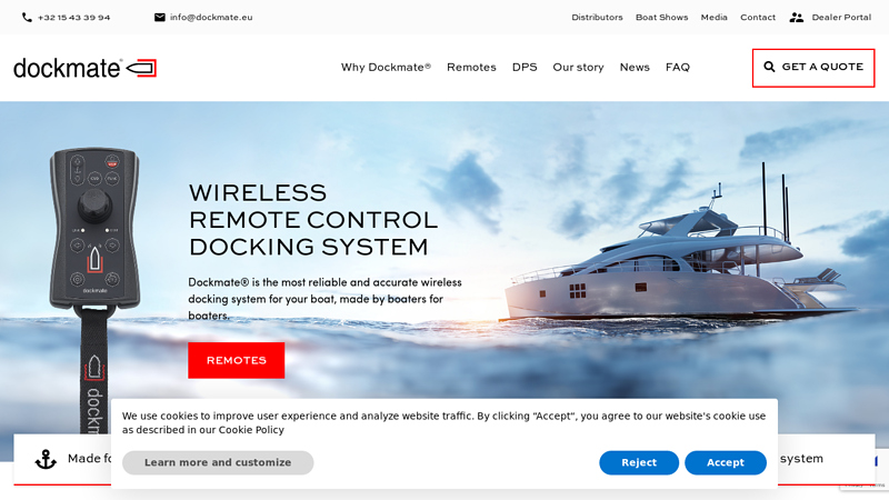 Remote Controlled Docking System - Dockmate