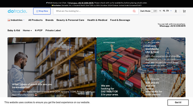 Dotrade. - #B2B Find the Best Korean Brands & OEM/ODM Manufacturers