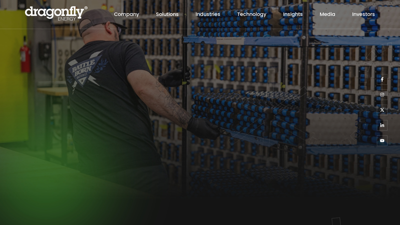 Lithium-Ion Battery Manufacturer & Renewable Energy Storage | Dragonfly Energy